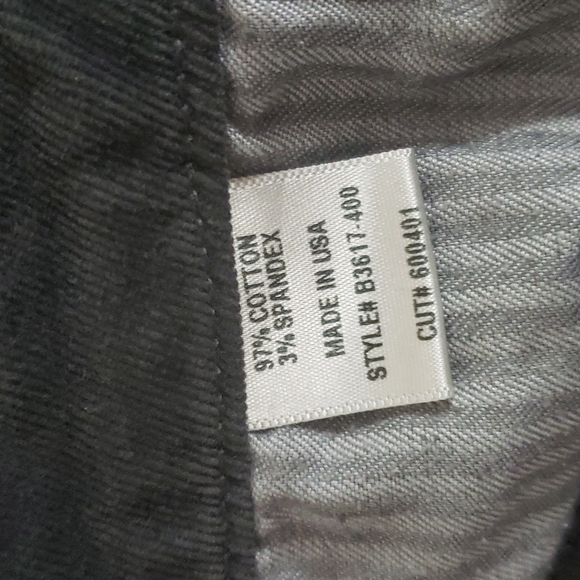 BELLA DAHL Charcoal Low Rise Corduroy Skinny Leg Jeans sz 28 Women's Cords Pants - Picture 5 of 7